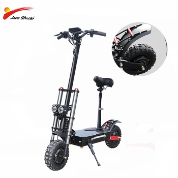 

js Adult electric scooter with folding seat air cushion board fat tire electric kick scooter e scooter