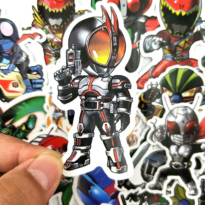 50 шт./компл. Kamen Rider аниме-наклейки для ноутбука багаж скейтборд мотоцикл фильм сувенир гитара автомобиль игрушки для детей наклейки