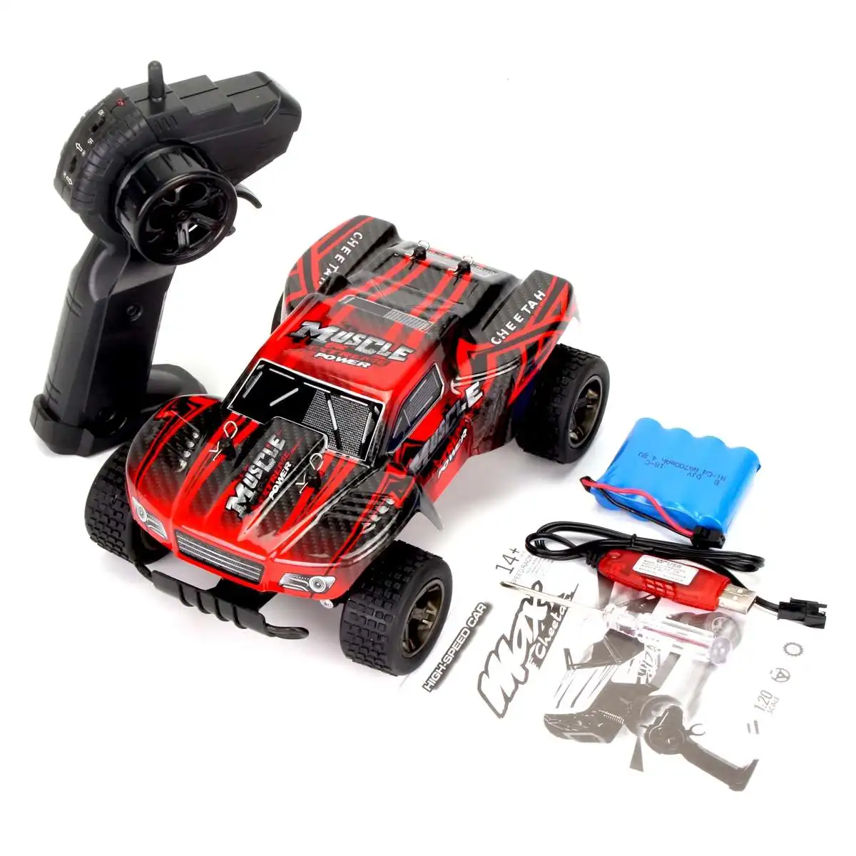 55 км/ч 1/20 2,4 ГГц 4WD RC гоночный автомобиль электрический пульт дистанционного управления по бездорожью высокоскоростная игрушка подарок на день рождения для детей