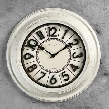

Wall clock, series: Classic, "Vector", white, d = 40 cm 3014884