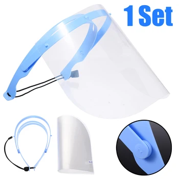 

10pcs Dental Face Plus Detachable Visor Protective Plastic Films Mask Replacement Face Protective Shield Dentist Tools