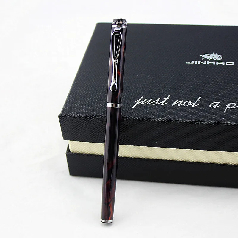 JINHAO 301 Алмазная Металлическая Шариковая Ручка-роллер для подарков офисные