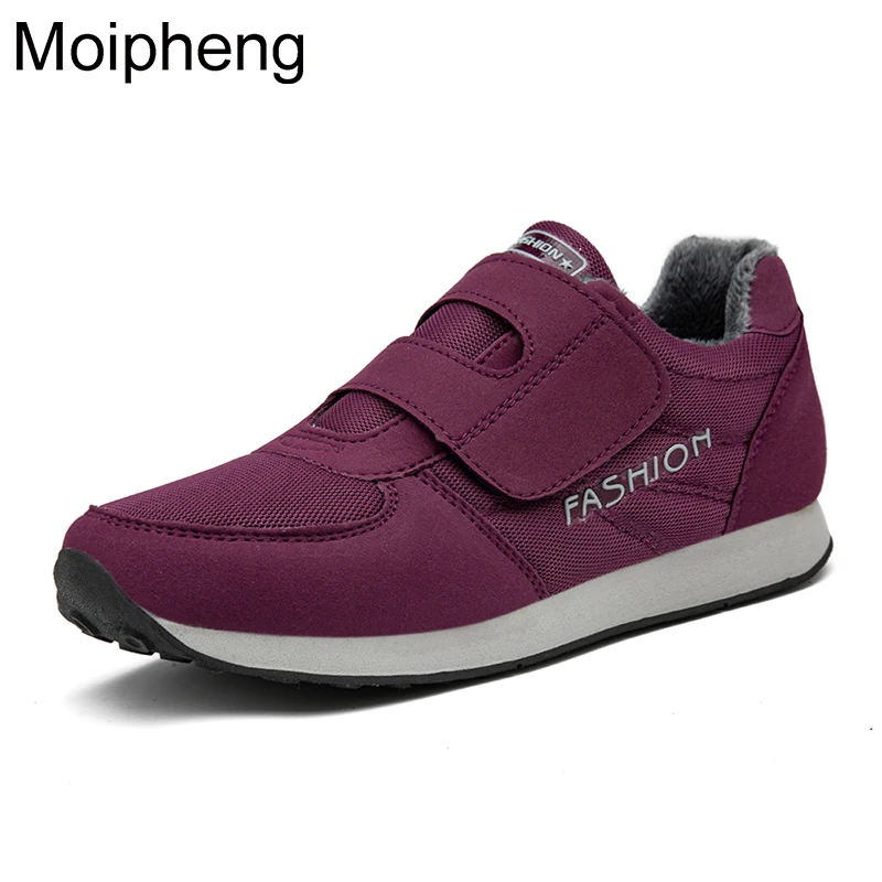 

Moipheng Women Winter Shoes 2019 Red Snow Boots Warm Plush Keep Warm Mother Casual Boots Ankle Bota Feminina Zapatos De Mujer