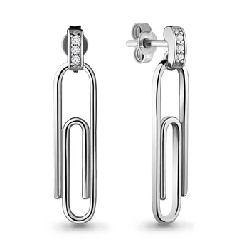 

AQUAMARINE stud with cubic, silver 925