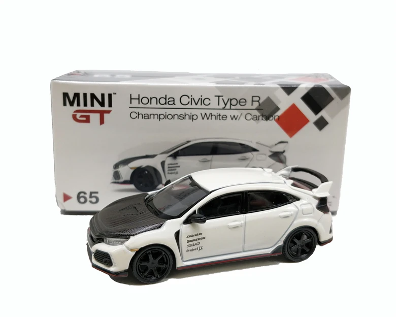 Мини GT 1:64 HON DA Civic Тип R сплав игрушки для детей литья под давлением модель