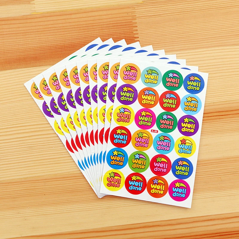 480pcs Reward Stickers for Kids Animals Cartoon Classic Toys School Reward Students Teachers Cute Stickers Labels Various Styles
