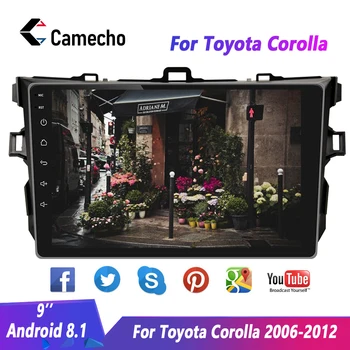 

Camecho 2 Din Car radio Android 8.1 2 din GPS WIFI Car Multimedia Player For Toyota Corolla 2006 2007 2008 2009 2010 2011 2012