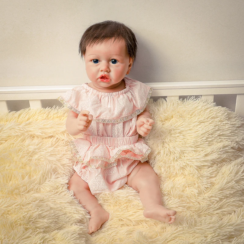 Силиконовые куклы для новорожденных девочек кукла-пуф реалистичные игрушки на
