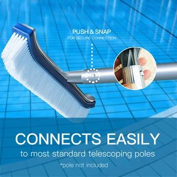 

18inch Pool Brushes Swimming Pool Wall Brush Cleaning Tools Moss Cleaning Brushes Pond Spa Pools Cleaner Swimming Pool Brushes