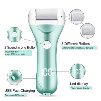 

foot care Pedicure Tool Electric Foot Callus Removers Portable USB Rechargeable Pedicure Device Waterproof Electronic Foot File