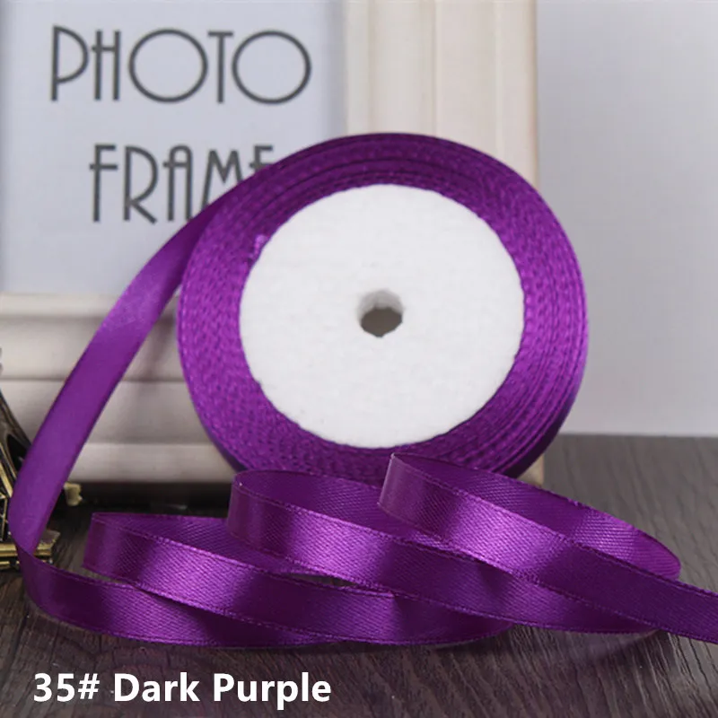 Elegant 25-Yard Grosgrain Satin Ribbon for DIY Wedding & Christmas Decorations, Crafting, Gift Wrapping, and Bow Making – 6mm to 50mm Width