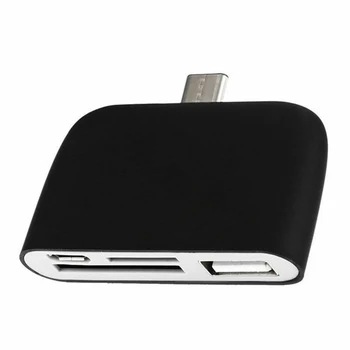 

Card Reader USB C 3.1 Type C To USB 3.0 OTG HUB Adapter Memory Card Reader Plug And Play Type-C Card Readers