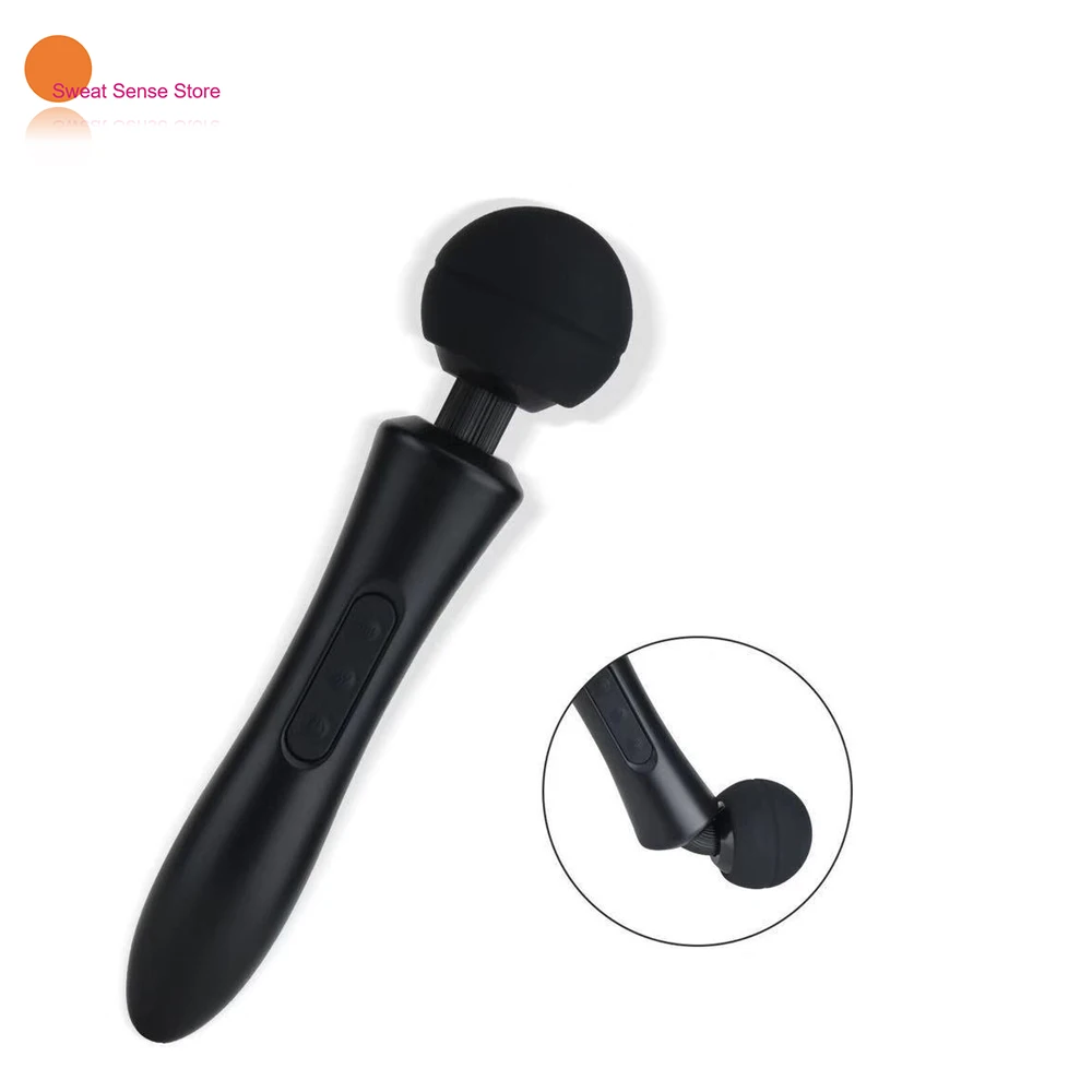 Man powerful Oral Clit Vibrators for women USB Charge AV Magic Vibrator Massager sexual wellness adult sex toys | Красота и здоровье