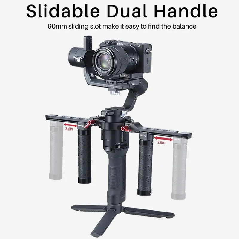 UURig DJI RONIN SC/S Dual Handleld Стабилизатор камеры удлинительная ручка для DJI RONIN SC/S Gimbal стабилизатор аксессуары