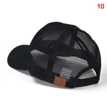 Новинка, 2 шт., кепка пони, грязная, высокая булочка, конский хвост, Mesh Trucker, бейсбольная Регулируемая бейсбольная кепка, папа-шляпа