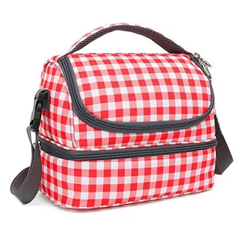 

Leakproof and Reusable Thermal Insulation Lunch Bags - Office Picnic, Hiking Beach Lunch Boxes, Adjustable Shoulder Straps, Suit