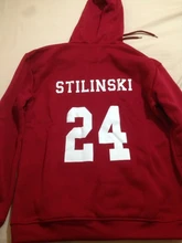 Sudadera con capucha de Teen Wolf para hombre y mujer, ropa deportiva unisex con estampado de Lacrosse y McCall 11, Stilinski 24 y Lahey 14, jersey de chándal de la serie de anime disponible en color rojo