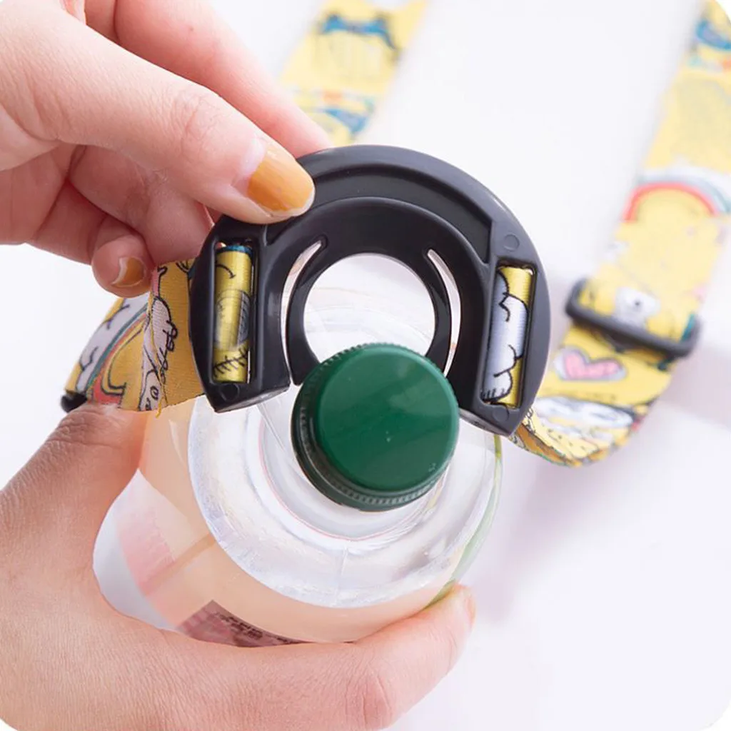 Colorful Outdoor Portable Beverage Hanging Rope Kid Water Bottle Kettle Lanyards Adult Sport Cup Long Shoulder Strap Accessories