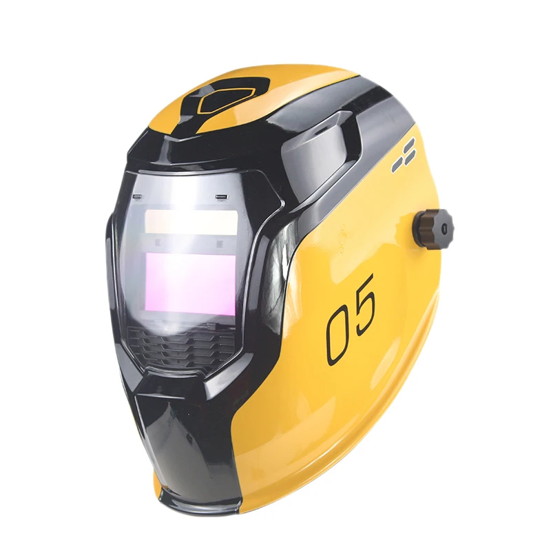 Promo  Solar Auto Darkening Adjustable Range Mig Mma Electric Welding Mask/Helmet/Welding Lens for Welding