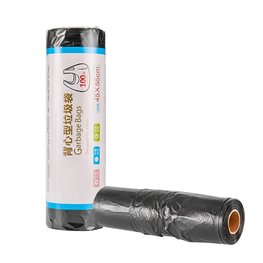 100 Pcs 55*45cm Trash Bags Large Thick Garbage Bag Household Disposable