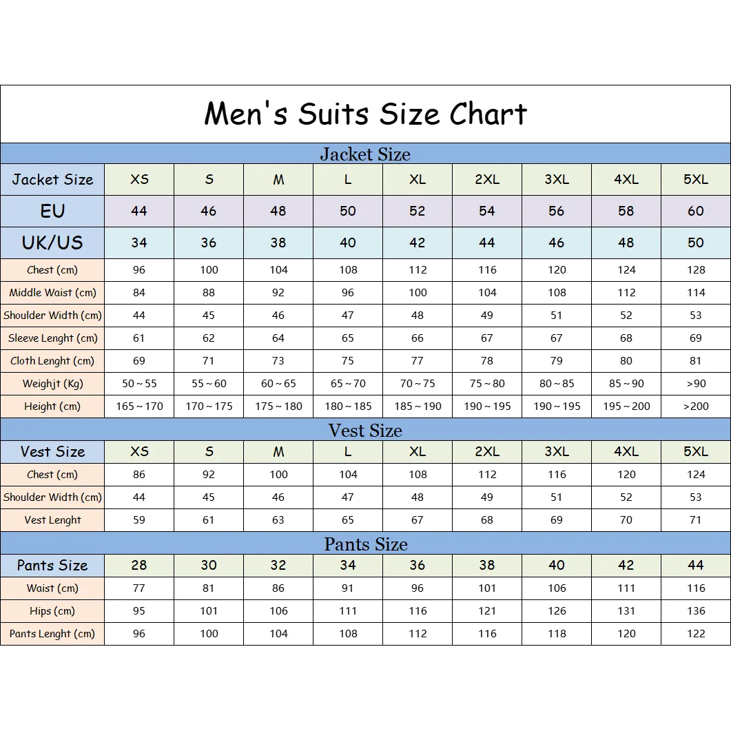 Mens Suits Classic Double Breasted Blazer Formal Business 3 Piece Sets Wedding Groom Tuxedo Terno Masculino Jacket+Vest+Pants 2