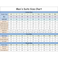 Mens Suits Classic Double Breasted Blazer Formal Business 3 Piece Sets Wedding Groom Tuxedo Terno Masculino Jacket+Vest+Pants 2