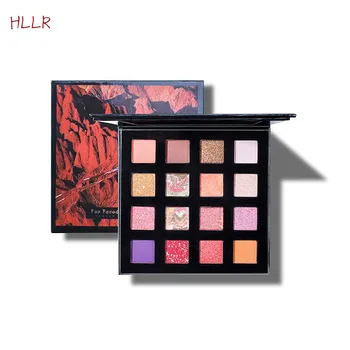 

National Geographic 16 Color Pork Eyeshadow Palette Matte Glitter Pigment Mashed Potato Eyeshadow Makeup Palette Eyeshadow TSML1