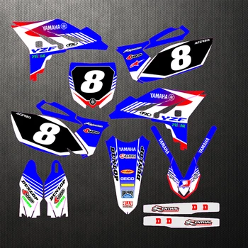 

Motorcycle stickers custom complete tool graphics background decal sticker quantity luster for teamYZF250 10-13 2011 2012 2013