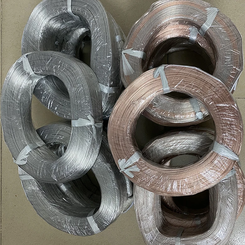 Cabo de fio elétrico PVC transparente, 30AWG,