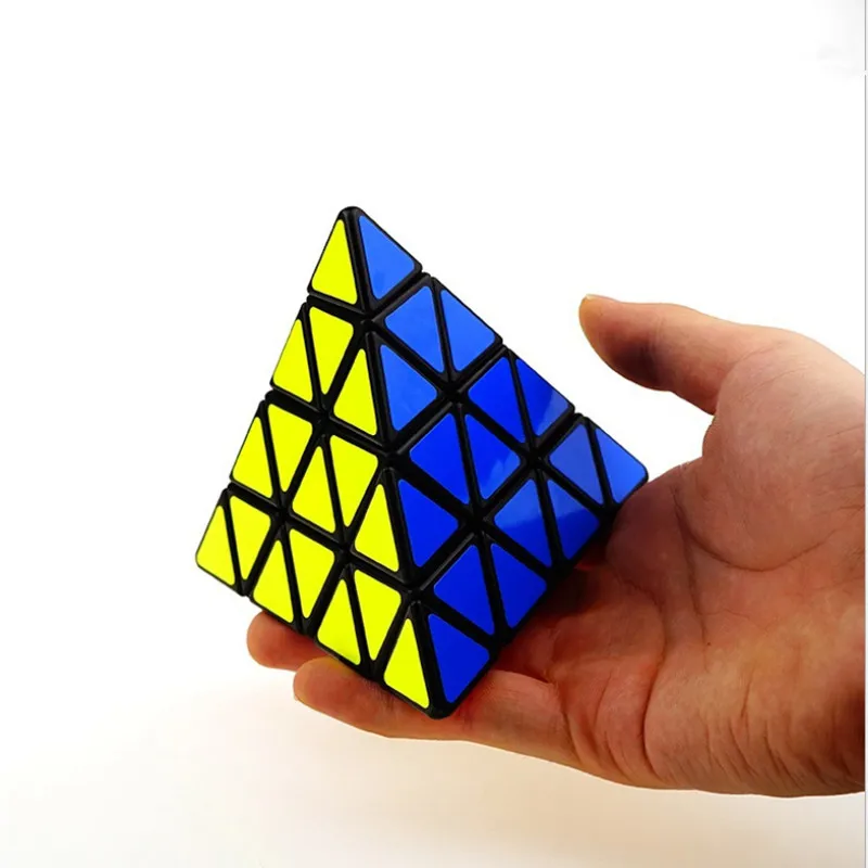 Shengshou 4x4x4 Пирамида скоростной куб SHENGSHOU Пирамида 4x4 головоломка волшебный куб 4x4 Головоломка "Пирамида Рубика" детские образовательные игрушки