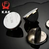 KAK Zinc Alloy Rubber Door Stopper  Black Gold Nail-free Sticker Hidden Door Holder Catch Floor Mounted Door Stop Door Hardware ► Photo 3/6