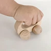 Jouets en bois de hêtre, 1 pièce, blocs de voiture, dessin animé, jouets éducatifs Montessori pour enfants, anneau de dentition, cadeau d'anniversaire pour bébé ► Photo 2/6