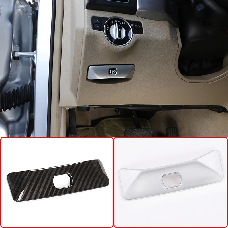 

For Mercedes-Benz C-Class W204 2008-2014 GLK X204 E-Class W212 Electronic Hand Brake P File Decorative Cover Car ABS Accessories