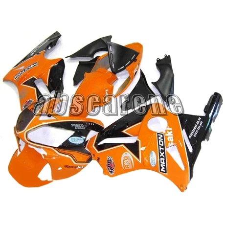 Выполните Обтекатели для Kawasaki 2002 2003 2004 2005 2006 ZX 12R 02 03 04 05 06 ZX12R впрыска ABS Пластик кузов оранжевого и черного цвета