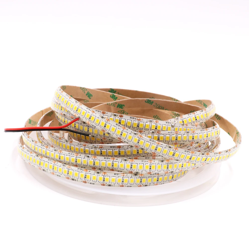 

5m 1200Leds LED Strip 12V Light Tape SMD 2835 Waterproof 240Leds/m 12 V Volt Flexible Diode Ribbon Lamp White Warm White