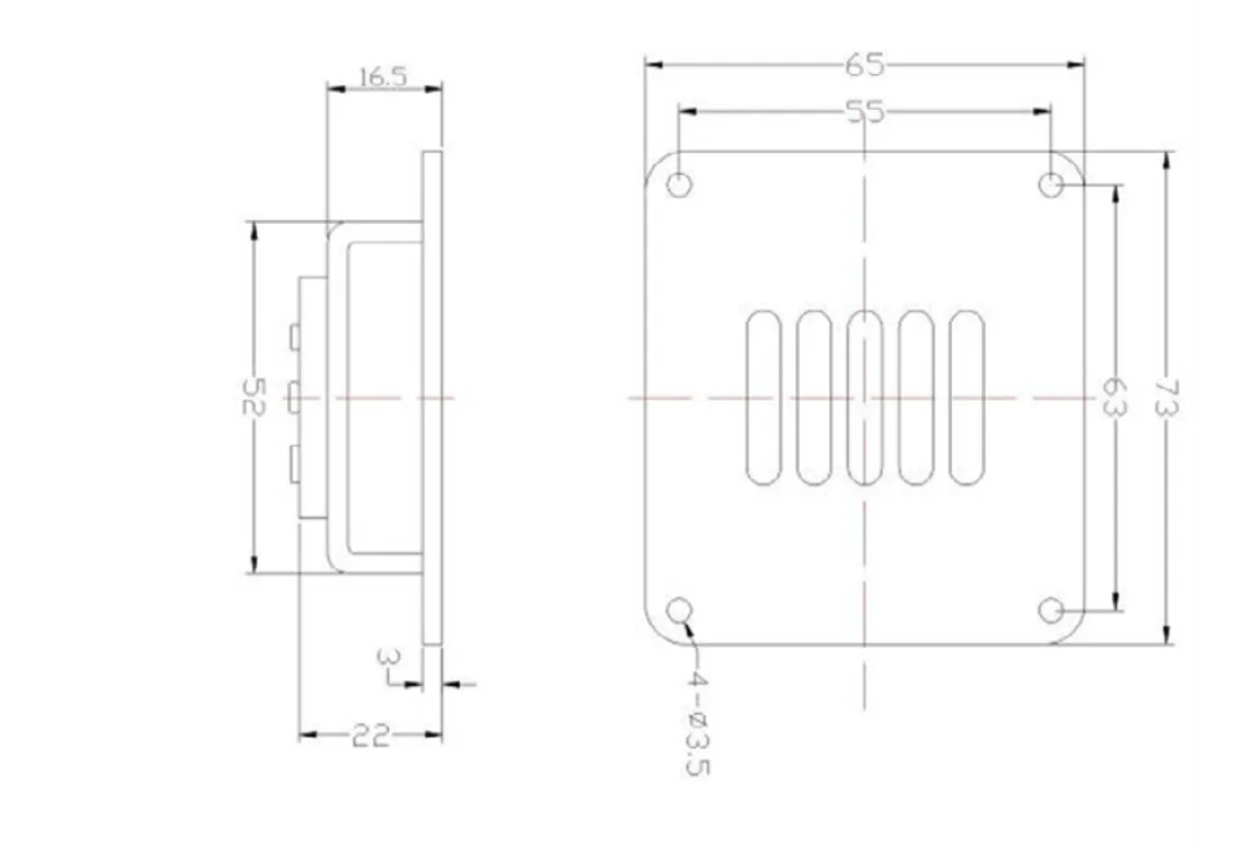 Ghxamp 20 w 4ohm super tweeter alto-falante