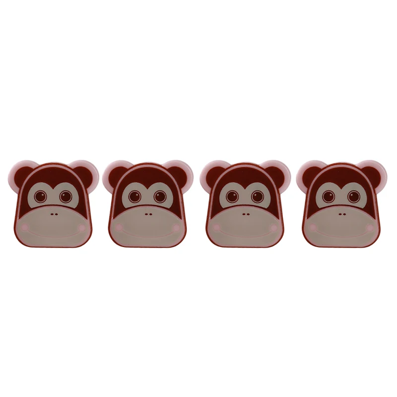 Pink monkey Стёганое одеяло держатель «панда» с пряжкой простыня Non-Slip Стёганое одеяло крышка Анти-скольжение двигаться с пряжкой Костюмы колышки бесшовные зажим для листов 4 шт./компл - Цвет: Pink monkey