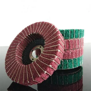 

Grinding and polishing wheels Non-woven 100 x 16mm Scouring pad Buffing Wheel for Angle Grinder