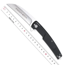 TIGEND эстрема соотношение PANTHERA атласная большая бритва алюминий N690 складное лезвие шарикоподшипник Открытый тактический Охота в походе инструменты