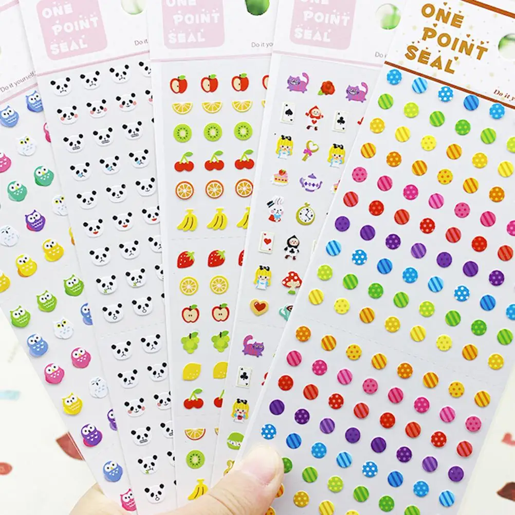 1 Sheet Cute Animal Paw Fruit Environmental Protection Stickers For Diy Albums Scrapbooking Diary Decoration Stationery Sticker