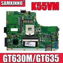 Para ASUS K55VM K55VJ K55V R500V REV.2.0 / 2.1 / 2.2 / 2.3 GT630M / GT635 / 2G placa base de computadora portátil probada 100% placa base original de trabajo