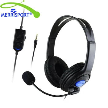 

MERRISPORT KL-139 1PCS 3.5MM WIRED HEADPHONES PROFESSIONAL STEREO GAMING HEADPHONE HEADSET FOR PC COMPUTER PS4 XBOX ONE WITH MIC