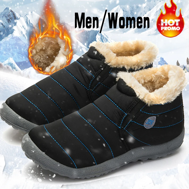 

2019 Women Boots Plus Size 35-48 Winter Shoes For Women Ankle Boots Waterproof Lovers Winter Boots Snow Fur Casual Winter Boots