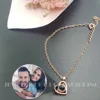 Mother's Day Gift, Photo Custom Projection Necklace, Simple Ordinary Heart Shaped Projection Necklace, Lover, Family Memory Gift 6