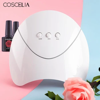 

COSCELIA 24/36W UV LED Lamp For Nail Dryer All For Manicure Tool Charging Machine Nail Lamp For Nail Art Gel Tools With Timer