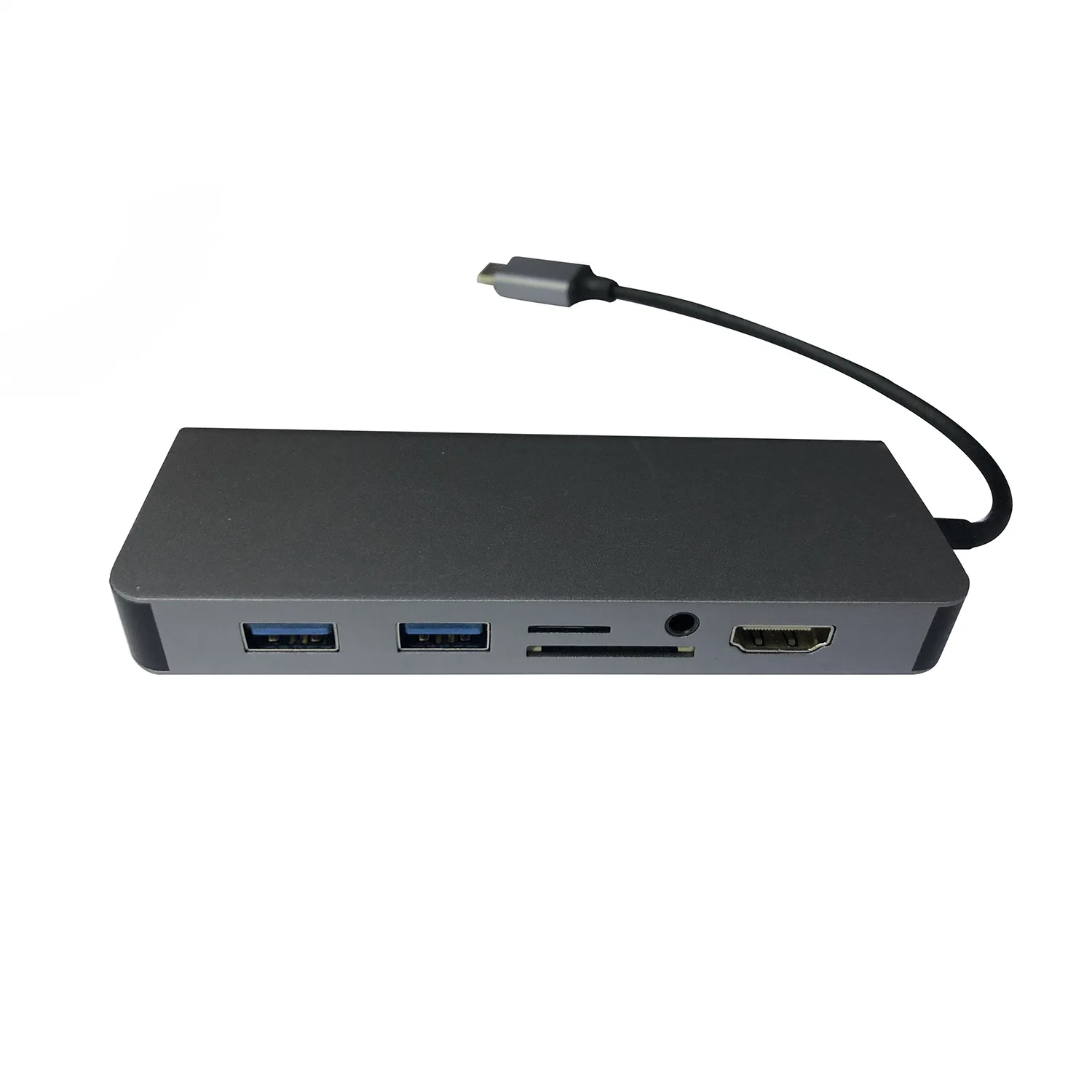 Восемь в одном типе C к HDMI многофункциональный адаптер HDMI гигабитная сетевая карта PD все-в-одном USB концентратор