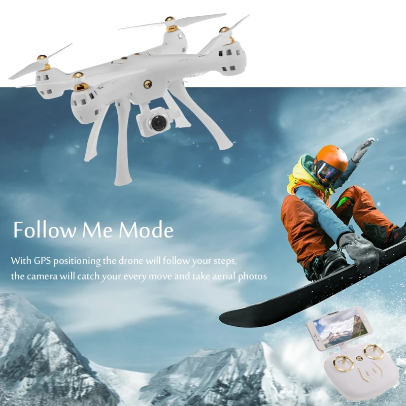 GPS Пульт дистанционного управления Дрон 5G 1080P камера Wi Fi FPV один ключ возврат