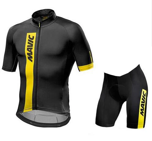 Mavic Pro Team велосипедная одежда/шоссейная велосипедная одежда гоночная одежда быстросохнущая Мужская велосипедная Джерси Набор Ropa Ciclismo Maillot - Цвет: Shorts suit