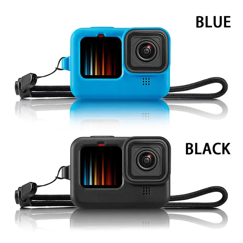 

Silicone Cover Camera Protective Case Protector with Lanyard for Gopro 9 Compatible