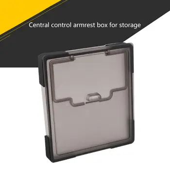 

Hidden Transparent Storage Box For Tesla model 3 2017- 2019 Armrest Box Cover Storage Box